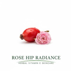 Shiny red Christmas baubles with gold ribbon for festive holiday decoration