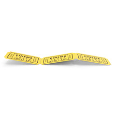 Floating Vintage Ticket Strip