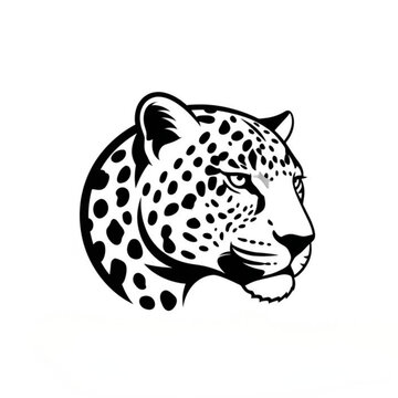 Leopard Head Mascot Logo / ヒョウの頭部マスコットロゴデザイン