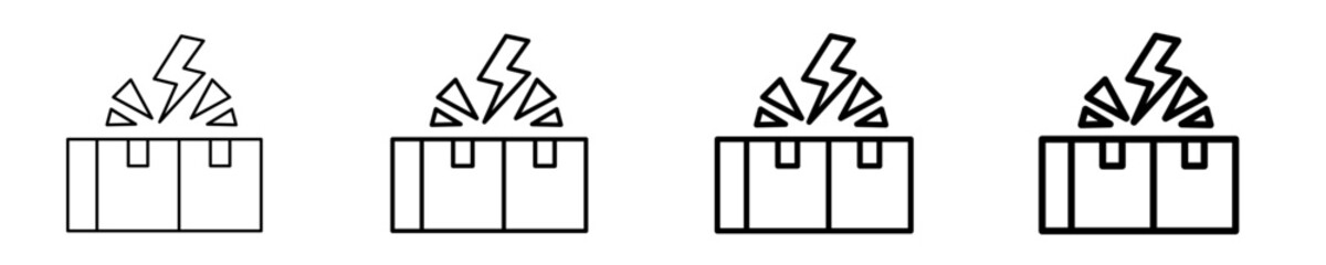 Supply Shock  Icon Set Different Style Collection
