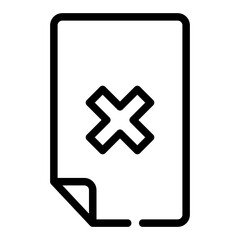 Obraz premium multiply Line Icon