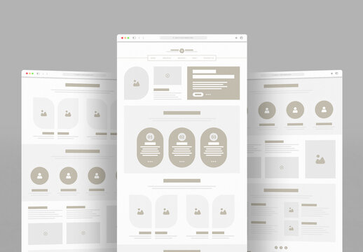 Wireframe Template Layout
