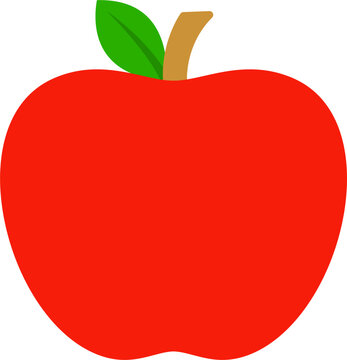 vector illustration of an apple