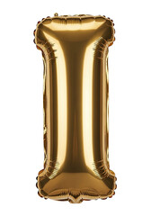 Elemento Balão Dourado 3D para composição