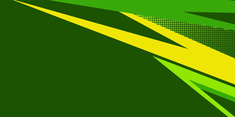 sport background green and yellow color with sharp geometric shapes with halftone texture