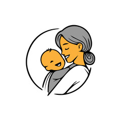baby, illustration, child, pregnant, vector, mother, pregnancy, motherhood, care, woman, belly, image, female, health