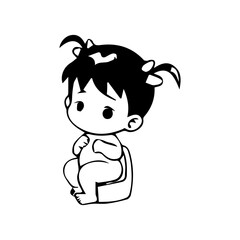 baby, illustration, child, pregnant, vector, mother, pregnancy, motherhood, care, woman, belly, image, female, health