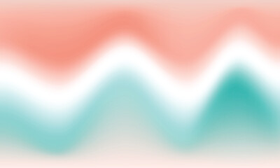 Smooth wavy pastel gradient background with peach and teal colors.