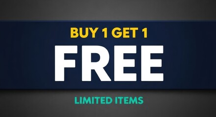 Special Buy One Get One Free Offer on Limited Items