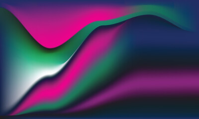 Vibrant abstract fluid gradient background with dynamic wave shapes.