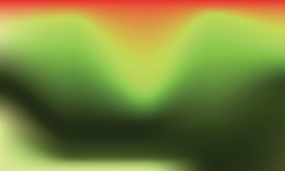 Vibrant abstract gradient blend background with green yellow red.