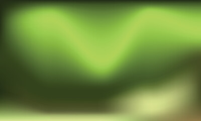 Abstract blurred green and yellow light leak background texture.