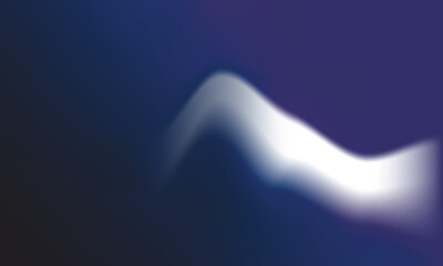 Abstract light wave on dark blue and purple gradient background.