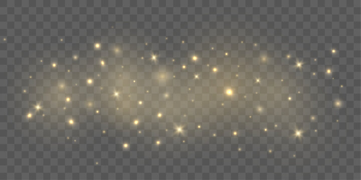 A bright flare spreads through light particles drifting in the air. Subtle sparkles shimmer softly around the glow. The whole scene feels airy and radiant.