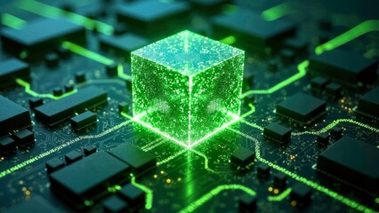 Circuit board green block grid light-emitting component