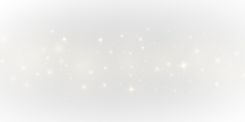 Soft white magic dust cloud with floating glitter particles, delicate twinkle lights and smooth glowing shine, perfect for Christmas and fantasy designs PNG. © cloudstock