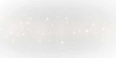 Soft white magic dust cloud with floating glitter particles, delicate twinkle lights and smooth glowing shine, perfect for Christmas and fantasy designs PNG.