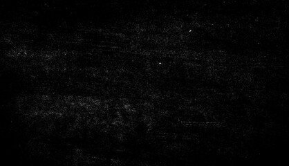 Dust and scratches design. Aged photo editor layer. Black grunge abstract background. Copy space.