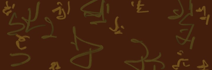 Obraz premium Educational seamless pattern of handwritten math formulas and equations in brown ink tones, perfect for school supplies, notebook covers, or STEM-related graphics