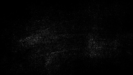 Dust and scratches design. Aged photo editor layer. Black grunge abstract background. Copy space.