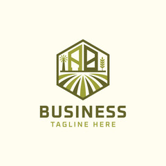 AB Farm Logo Design | Modern AB Agro Logo for Eco-Friendly Sustainable Businesses