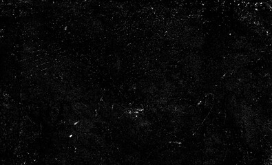 Dust and scratches design. Aged photo editor layer. Black grunge abstract background. Copy space.