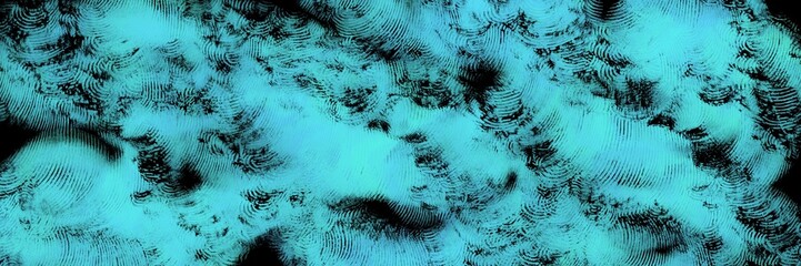 Turquoise-cyan heavy distressed texture with black cracks, seamless worn effect, ideal for vintage posters, streetwear, retro gaming aesthetics