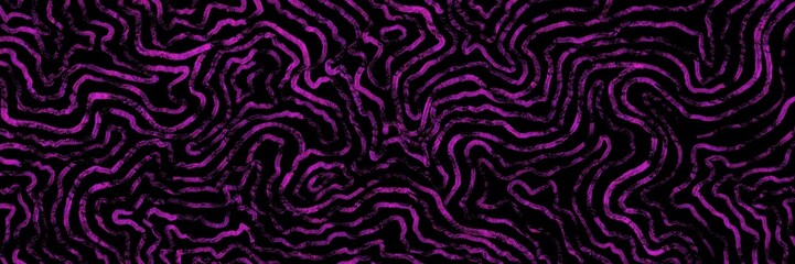 Dense purple-pink neon coral seamless pattern, psychedelic maze texture
