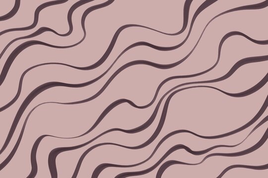 Creamy beige and lavender wavy seamless pattern, dreamy soft abstract texture for romantic branding and baby products