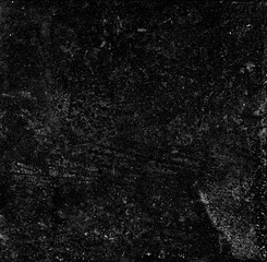 Dust and scratches design. Aged photo editor layer. Black grunge abstract background. Copy space.