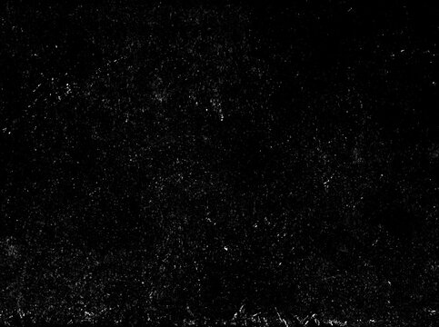 Dust and scratches design. Aged photo editor layer. Black grunge abstract background. Copy space. - Powered by Adobe