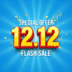 1212 Flash Sale Special Offer Promotion.