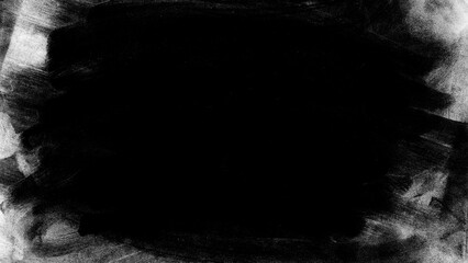 Dust and scratches design. Aged photo editor layer. Black grunge abstract background. Copy space.