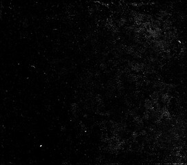 Dust and scratches design. Aged photo editor layer. Black grunge abstract background. Copy space.