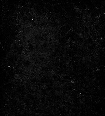 Dust and scratches design. Aged photo editor layer. Black grunge abstract background. Copy space.