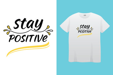 Black t shirt with stay strong graphic and never give up text design