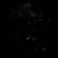 Dust and scratches design. Aged photo editor layer. Black grunge abstract background. Copy space.