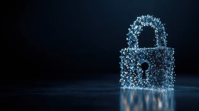 Secure Decentralized Blockchain Lock Node Serves as a Symbol of Crypto Protection in a Digital Landscape