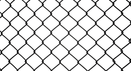 Dark chain link fence texture: isolated metal grid pattern Vector, illustration