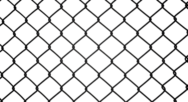 Dark chain link fence texture: isolated metal grid pattern Vector, illustration