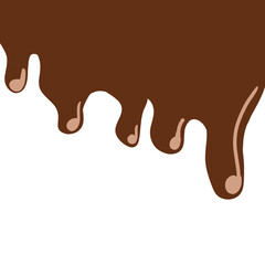 chocolate dripping sweets illustration
滴る　チョコレート　スイーツ　イラスト