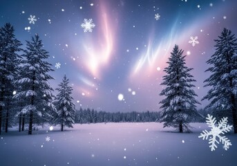 Winter wonderland landscape covered in snow during daytime