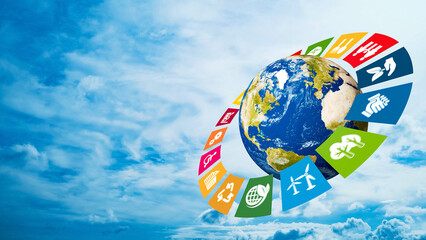 The concept of SDGs. Sustainable Development Goals.