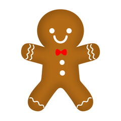 クリスマス素材｜ジンジャーブレッドマン