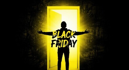 Discover Black Friday Deals Through This Luminous Entrance