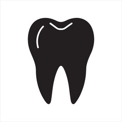  tooth icon vector illustration
