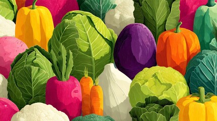 Modern art forest full of vivid tree colors high resolution picture