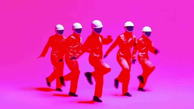 stage dancer choreography silhouette dancing people 3d colorful design