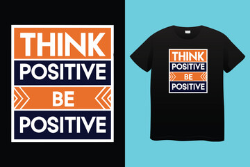 Black t shirt with bold colorful text graphic that says stay positive and a skull wearing sunglasses