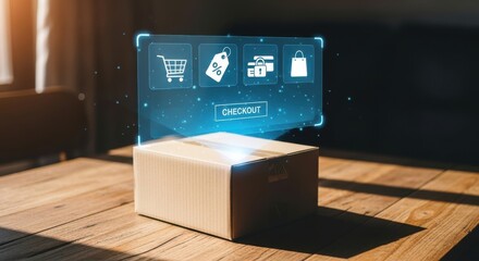 Futuristic Online Shopping with Augmented Reality Display